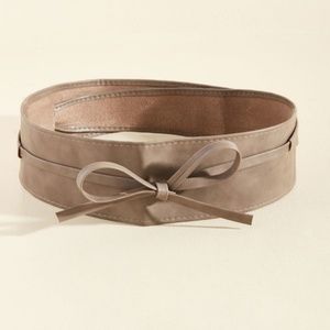 Modcloth Sash Samba Belt - Tan Leather